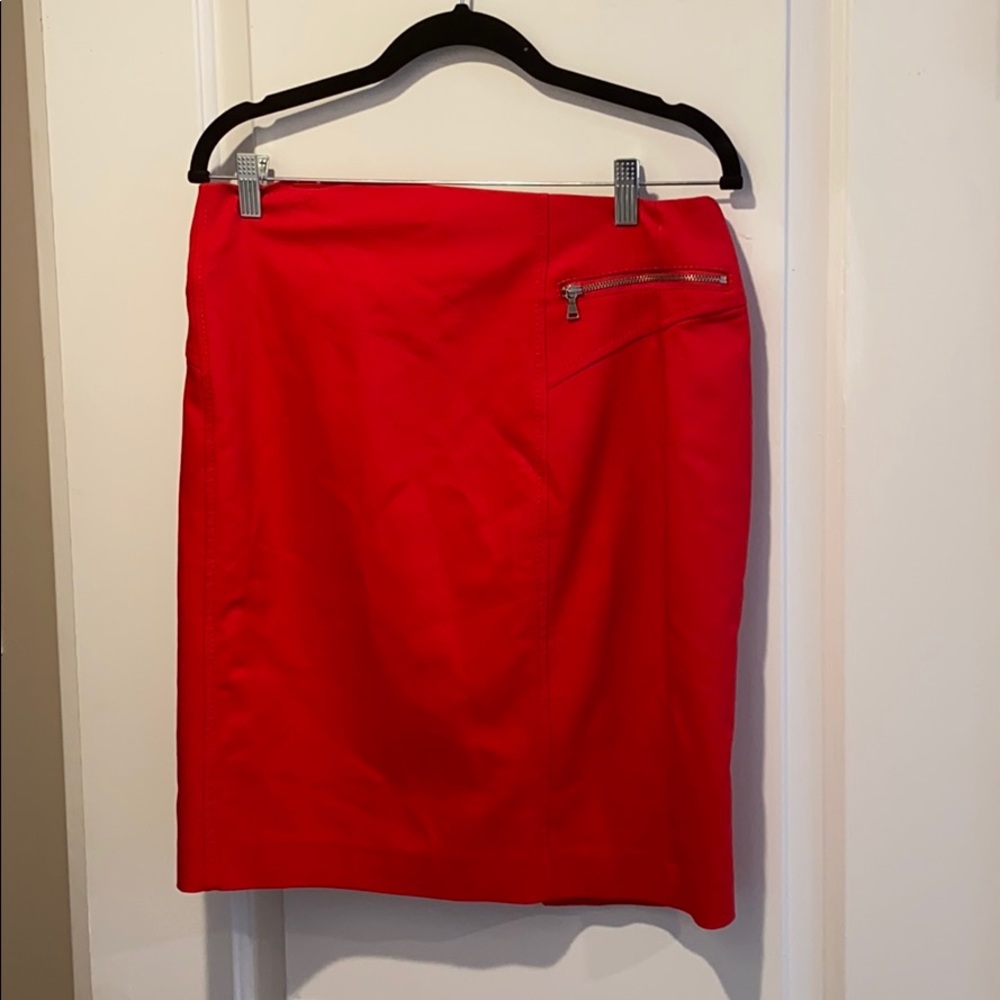 Red Express Pencil Skirt size 12